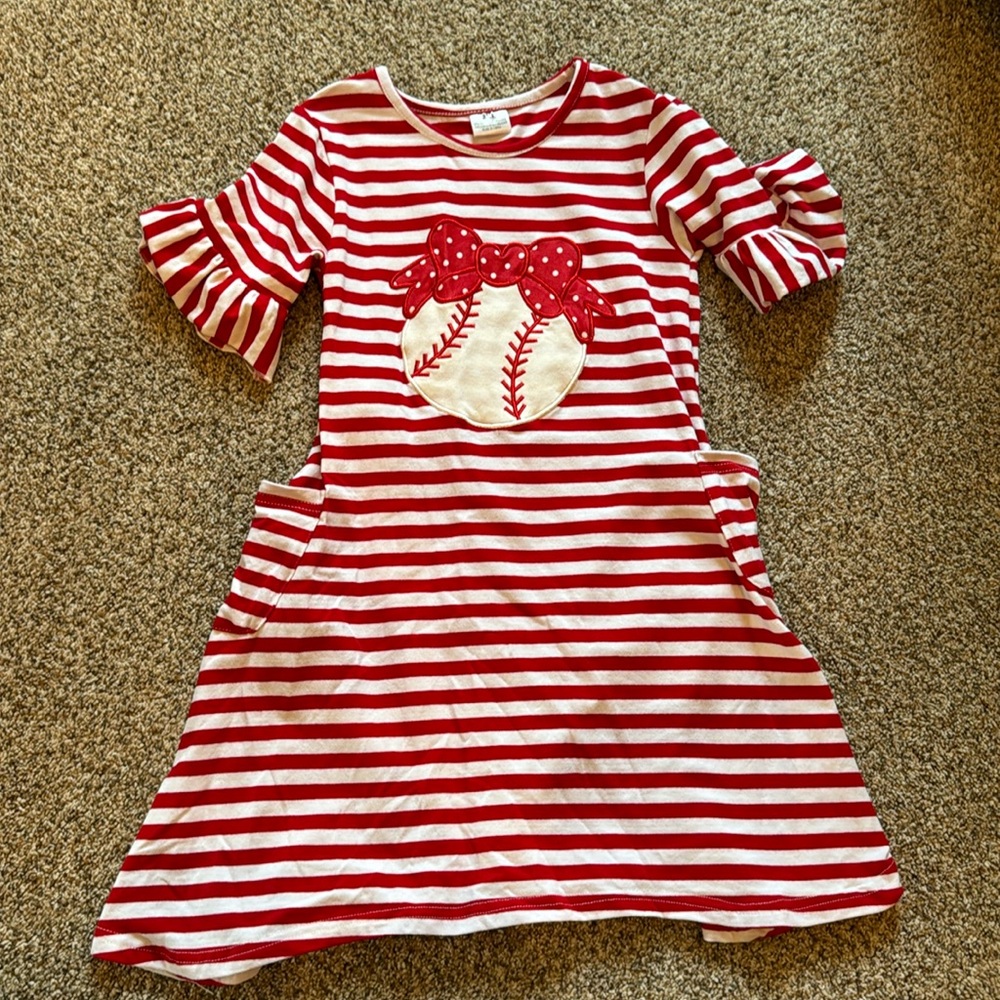 Girls baseball dress